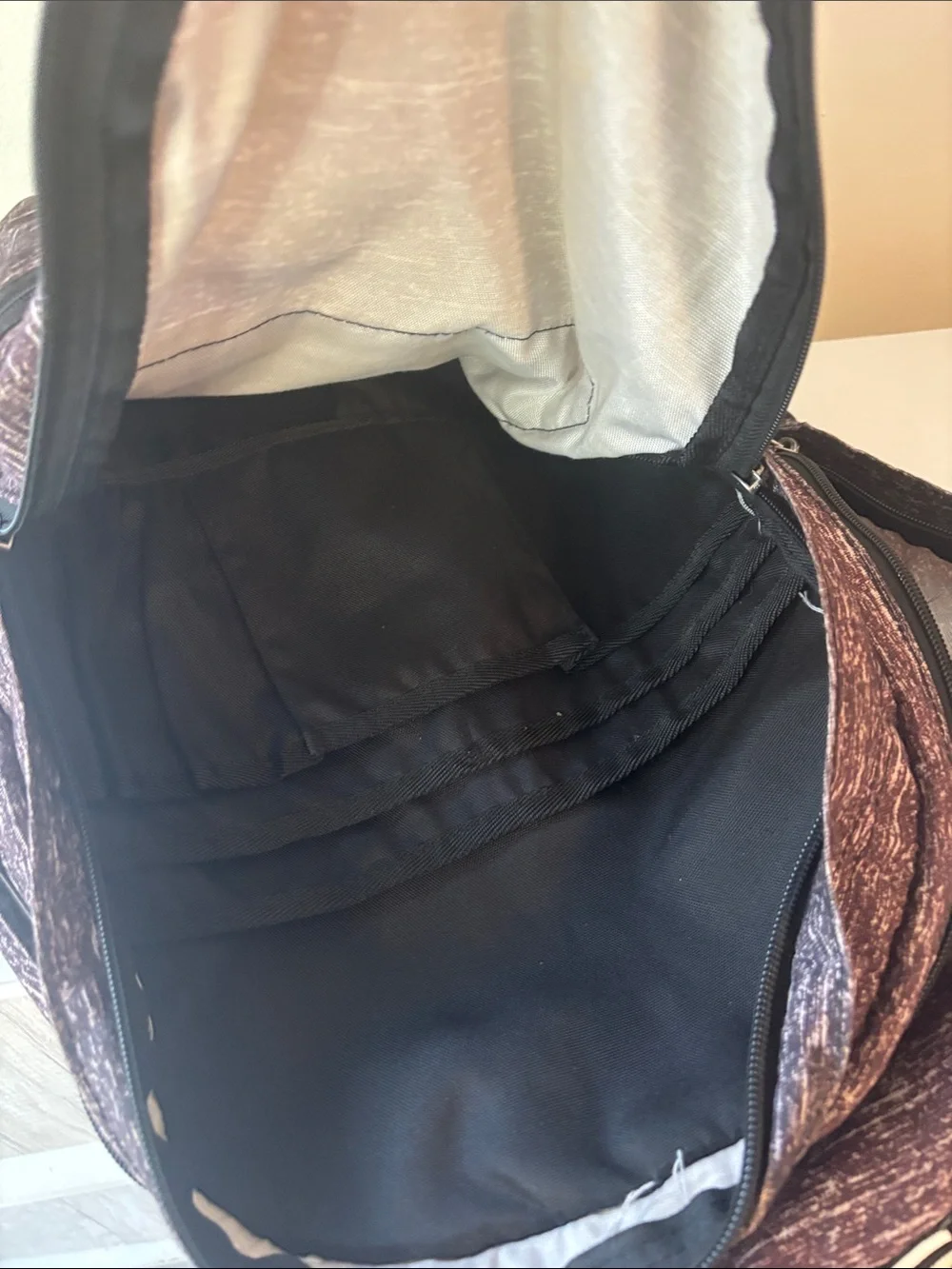 PINK Victoria's Secret Marled Burgundy/Black Men's Backpack